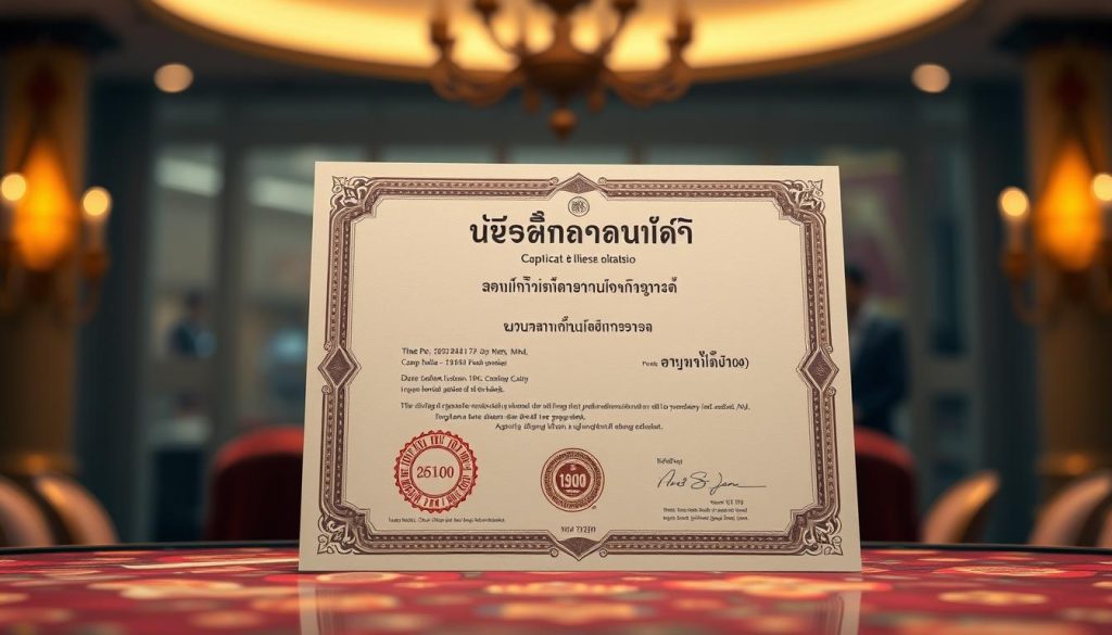 ใบอนุญาตคาสิโน
